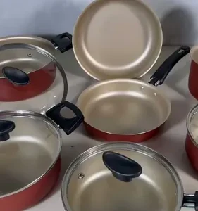 Conjunto Panelas Antiaderente 10 Peças Teflon Várias Cores - Imagem 18