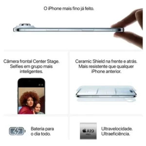 iPhone Air 512 GB - Branco-nuvem - somente eSIM - Imagem 6