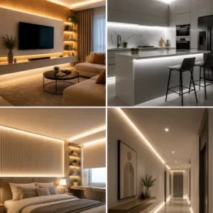 Fita Led Cob 9w 5m 3528 12v Ip20 320 Leds 3000k 4000k 6500k - Imagem 8