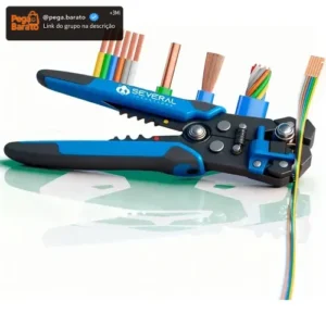 Alicate Desencapador e Crimpador Several Automático de 8" para Fios de 0.2 a 6.0 mm² - Imagem 1