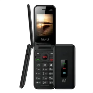 Celular Flip Vita 4G Dual Chip MP3 Preto Multilaser P9227 - Imagem 2