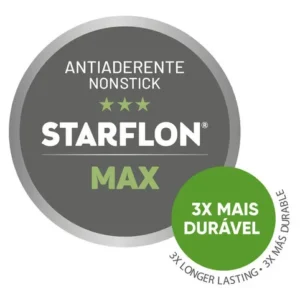 Jogo De Panelas Turim em Alumínio com Revestimento Antiaderente Starflon Max Vermelho 10 Peças Tramontina - Imagem 4