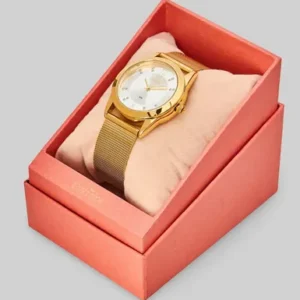 Relógio Condor Feminino Dia A Dia Co2035nqt/4k Dourado Prata - Imagem 4