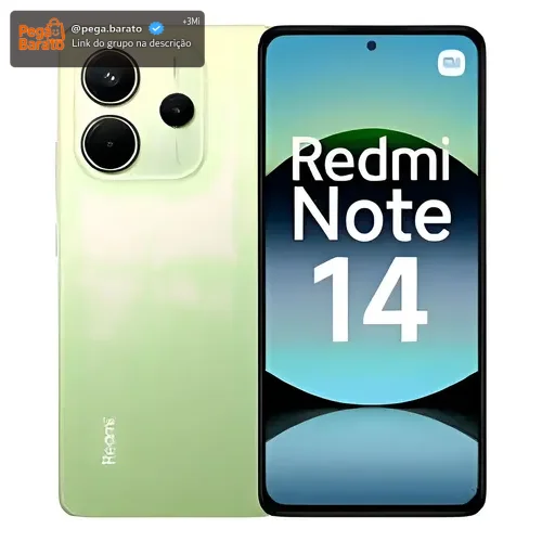 Xiaomi Redmi Note 14 4g 256gb/8gb Ram Cor Verde-claro