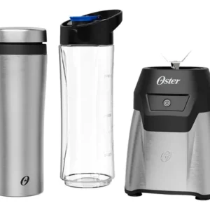 Blender Power Inox Oster Com 2 Jarras To Go Cor Prateado - Imagem 3