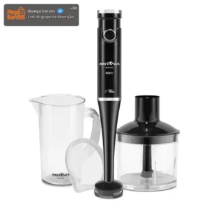 Mixer Bmx360 2 Em 1 350w Com Lâminas Pro Maxx Preto Britânia - Imagem 1