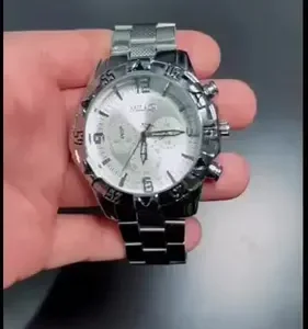 Relógio Masculino Prova D'água Quartzo Kit Corrente Pulseira - Imagem 9