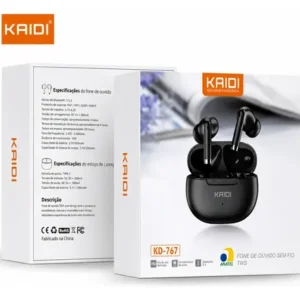 Fone Bluetooth 5.4 Sem Fio Tws Kaidi Kd 767 Graves Potentes - Imagem 8
