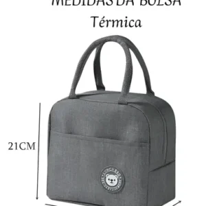 Bolsa Térmica Lancheira Marmita Academia E Passeios - Imagem 6