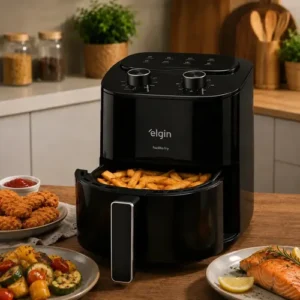 Fritadeira Air Fryer Facilita Fry 3,5litros Preta Elgin - Imagem 7