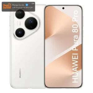 Smartphone HUAWEI Pura 80 Pro 12GB+512GB Câmera Ultra-iluminação de 1 Polegada Câmera Teleobjetiva Macro Ultra-iluminação Cancelamento de Ruído por IA 5.170 mAh Dual SuperCharge Celular Branco - Imagem 1