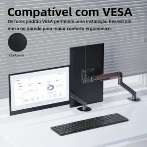 Monitor Gamer Bettdow Full Hd Ips 15.6 Polegadas Com Suporte - Imagem 9