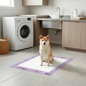 Tapete higiênico para cães ultra pads lavanda 80cm x 60cm Petlike com 30 unidades - Imagem 3