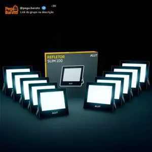 Kit 10 Refletor Led 100w 6500k Bivolt A Prova D'água Alut - Imagem 1
