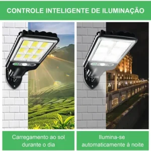 Luz Led Luminaria Solar Sensor Presença Forte Poste Pared - Imagem 5
