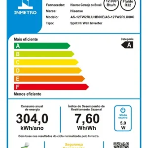 Ar Condicionado Hw Hisense Hi-efficiency Inverter 12k F 220v - Imagem 10
