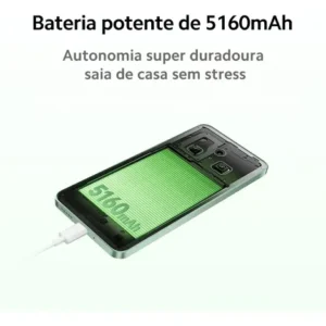 Celular Smartphone Xiaomi Redmi 14c 4g 8+256gb Ram Dual Sim Cor Prateado - Imagem 2