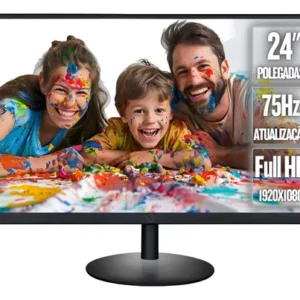 Monitor Led 24 Brazilpc 24wr-75 Fhd 75hz Widescreen - Imagem 2
