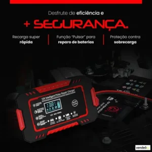 Carregador De Bateria Inteligente Reparador Automotivo Kateluo 12v 6a Recupera Baterias 4ah A 100ah Carro Moto Lancha Jetski Caminhão Proteção Contra Curto - Imagem 6