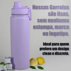 Garrafa 800ml Térmica Inox Academia Esportiva Água Gelada - Imagem 8