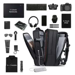 Mochila Viagem Executiva Grande Notebook Feminina Masculina - Imagem 3