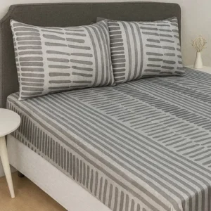 Jogo Lençol Casal 3 Peças Elástico Cama Box Percal 400 Fios - Imagem 11