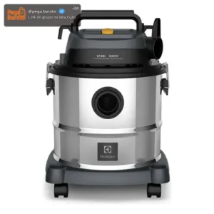 Aspirador Pó e Água Electrolux função Sopro Compacto Líquidos Químicos Inox 1800W 20L total 15L útil protetor térmico GT20i - Imagem 1