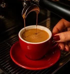 Jogo 6 Xicaras C/ Pires Café Ceramica 90ml 12 Peças Cores - Imagem 2