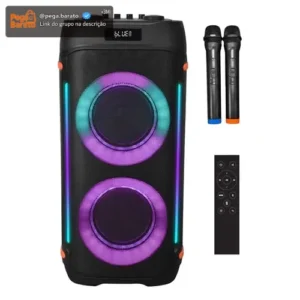 Caixa Som Philco Extreme 1200w Connection Tws Pcx6900 2 Mic Preto - Imagem 1