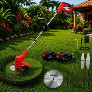 Aparador De Grama Elétrico Knakasaki 48v 10000rpm Potente - Imagem 7