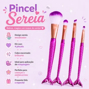 Kit Maquiagem Infantil Kalon Lashes Maleta 8 Peças Com Batom e Acessórios - Imagem 5