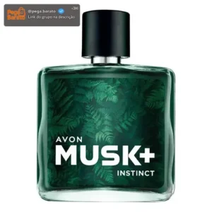 Musk+ Instinct Deo Colônia Masculina 75ml Avon - Imagem 1