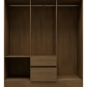 Guarda-roupa Casal New Brusque 6 Portas 2 Gavetas Bartira - Avel - Imagem 3