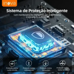 Kit Aparador Inova Elétrico 3 em 1 para Barba, Cabelo e Corpo - Imagem 6
