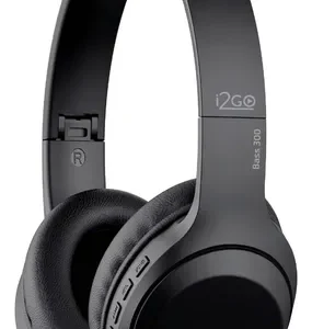 Headphone Bluetooth Bass 300 I2go Até 10h De Bateria Cor Preto - Imagem 9