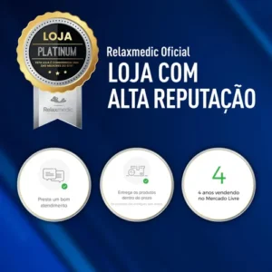 Relaxmedic Massageador Elétrico Orbital 2600 Rotações - Cor Branco - Imagem 10