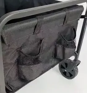 Carrinho Multiuso 150kg Dobrável Portátil Feira Reforçado - Imagem 11