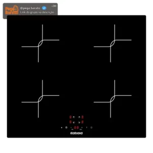 Cooktop de Indução Itatiaia Master 4Q 220V - Preto - Imagem 1