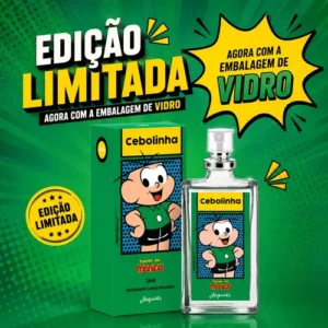 Perfume Cebolinha 25ml Edição Limitada Frasco De Vidro - Imagem 4