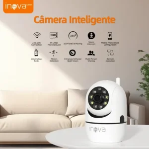 Câmera de Segurança Inova Domo Full HD 1080p com Visão Noturna e Áudio Bidirecional - Imagem 4