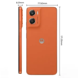 Smartphone Motorola Moto G06 - 256gb 4gb Ram + 8gb Ram Boost e Camera 50mp Com Ai Bateria De 5200 Mah Tela 6.9 - Laranja - Imagem 5