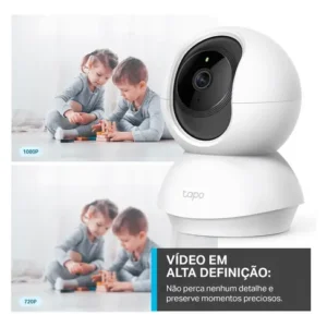 TP-Link Tapo C200 Câmera de Segurança Wifi 1080P 360° Pan/Tilt - Imagem 4