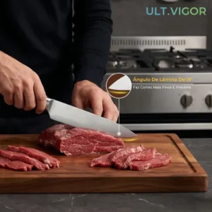 Conjunto De Facas Profissional Cozinha Premium Inox 5 Peças - Imagem 9