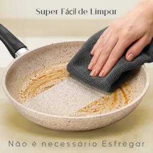 Jogo De Panelas 8 Peças Teflon Antiaderente C Tampa De Vidro - Imagem 6