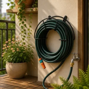 Suporte De Parede Para Mangueira De Jardim Enrolador Em Aço - Imagem 6