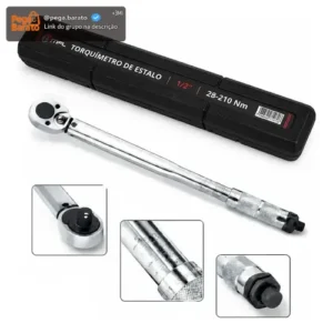 Torquimetro De Estalo 1/2 Pol 2.8 A 21kg Crv Reversível MFL - Imagem 1