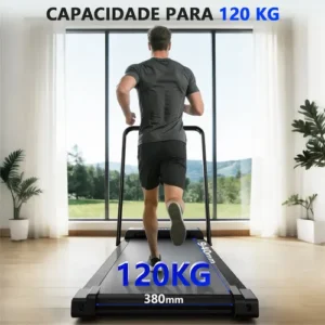 Esteira Elétrica Ergométrica Residencial Dobrável C/tela Led - Imagem 8