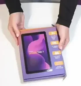 Tablet Positivo Vision TAB 7 - Processador Octa-Core 3GB RAM 64GB Armazenamento Tela 7” IPS Bateria 3100mAh, Android 14 Go, Wi-fi - Preto - Imagem 2