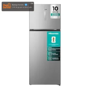 Geladeira Hisense Duplex Inox 467L Inverter Frost Free RT3N461 110V - Imagem 1