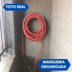 Suporte De Parede Para Mangueira De Jardim Enrolador Em Aço - Imagem 11